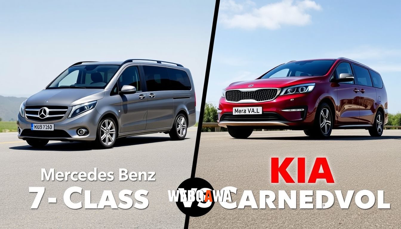 Como a Classe V se compara à Kia Carnival?