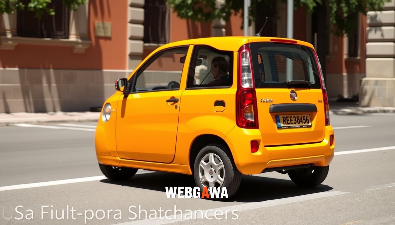 Fiat Panda: o carro mais estreito do mundo