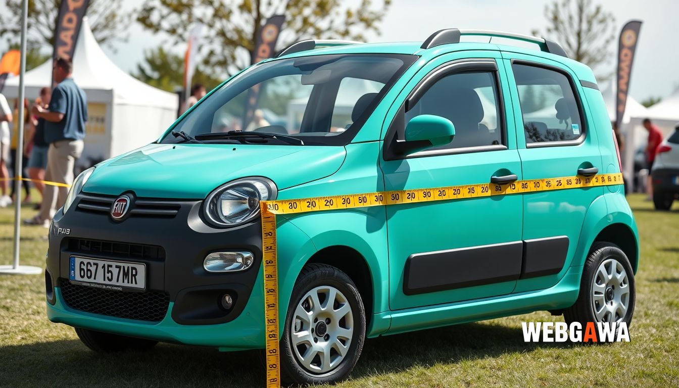 Fiat Panda: o carro mais estreito do mundo