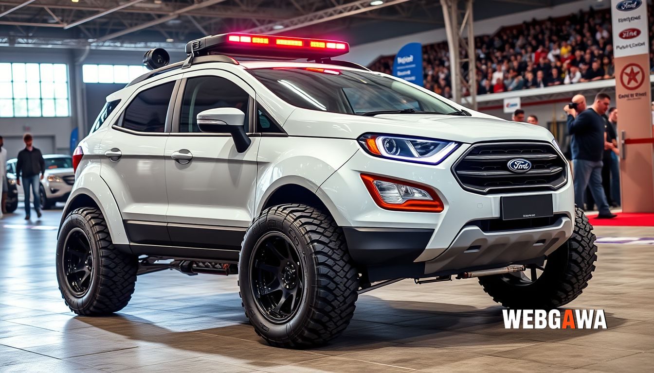 Ford EcoSport de 6 rodas vai a leilão