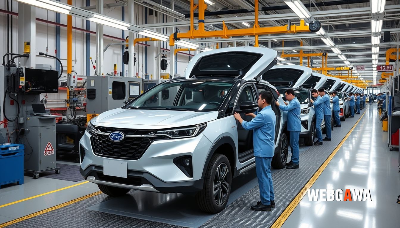 Geely EX5 híbrido é fabricado no Brasil