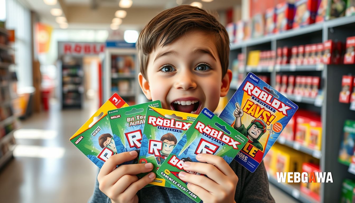 Menino de 11 anos rouba economia da família para comprar cartões Roblox