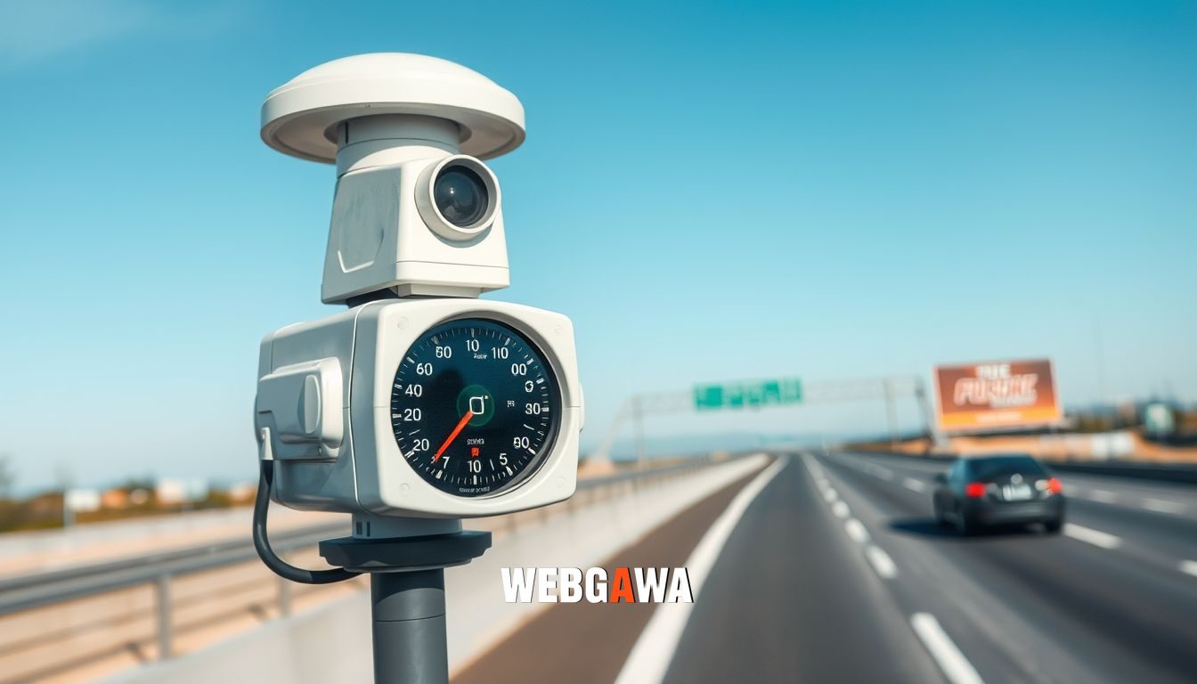 Novo radar de velocidade média em testes