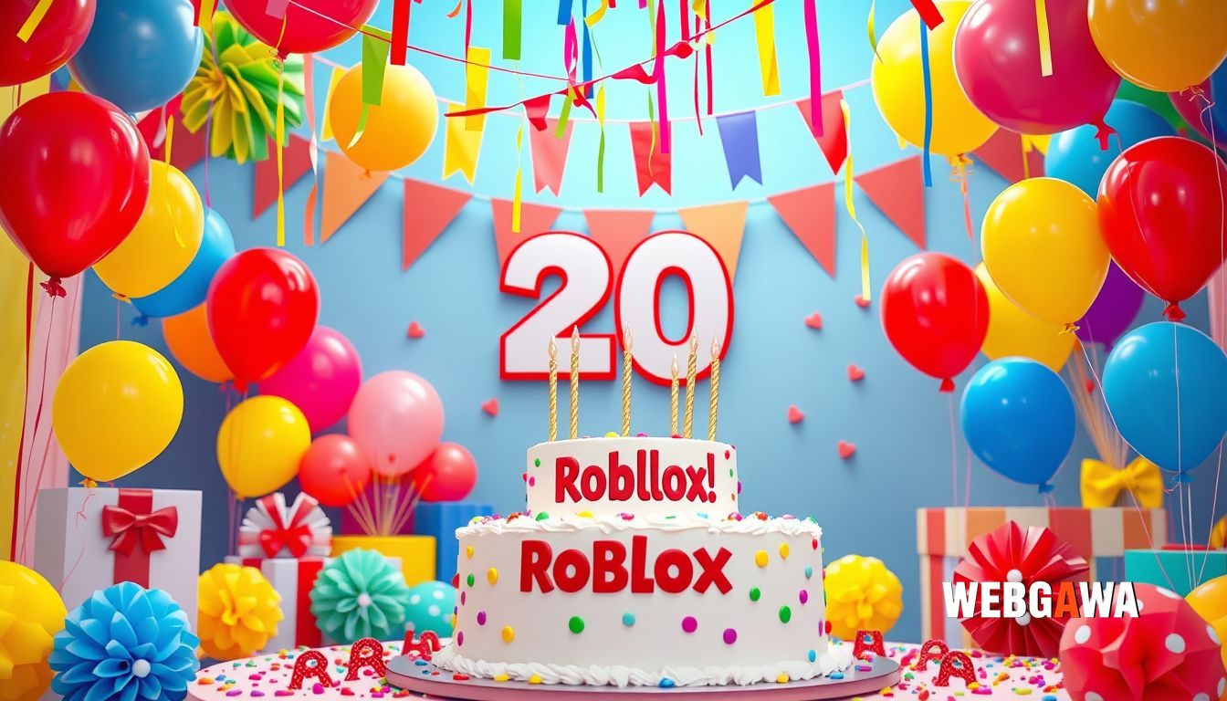Roblox comemora 20 anos com novidades incríveis