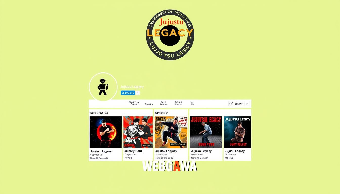 Siga as redes sociais de Jujutsu Legacy