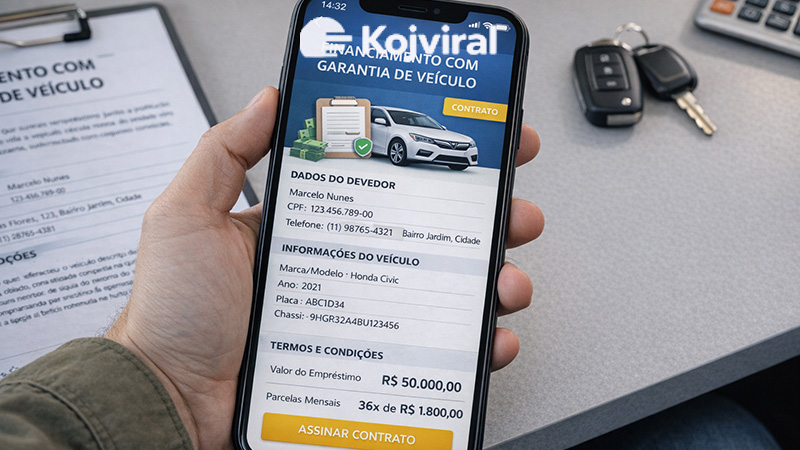 Financiamento com garantia de veículo para negativados vale a pena? Entenda riscos e vantagens no Brasil