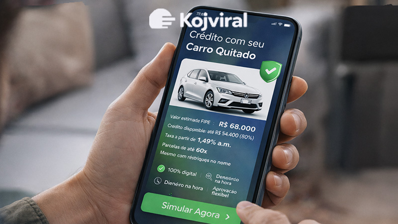 Financiar carro quitado no Brasil: como usar seu veículo como garantia e conseguir crédito mesmo com restrições