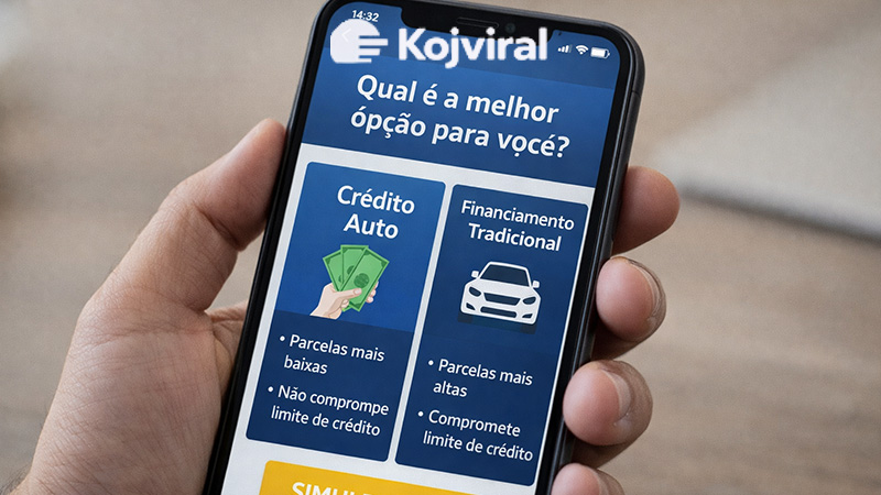 Crédito auto ou financiamento tradicional: qual a melhor escolha no Brasil?