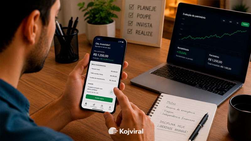 Investimentos para iniciantes com pouco dinheiro veja como começar com valores baixos, evitar erros comuns e construir resultados ao longo do tempo