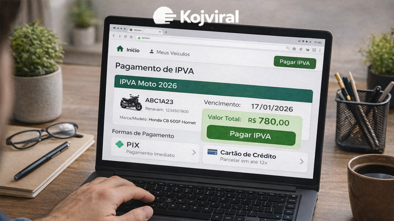 IPVA moto 2026: como calcular, quanto custa por estado, prazos, multas e regras de isenção