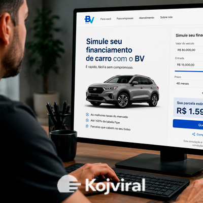 simulador de financiamento carros BV